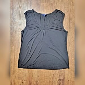 Encore gathered neckline top